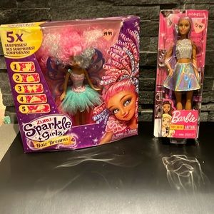 Sparkle girls & Barbie